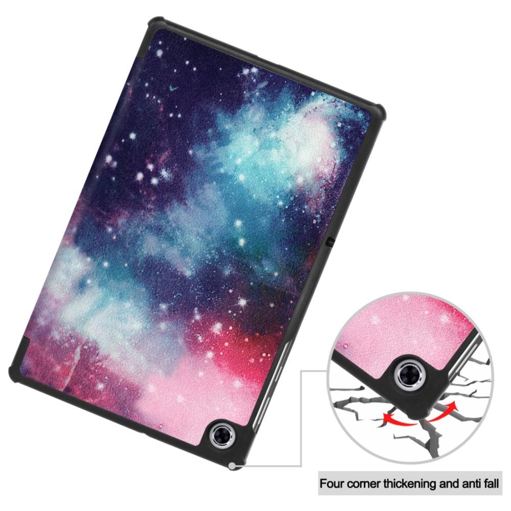 Fodral för Lenovo Tab M10 Plus - Rymdmönster