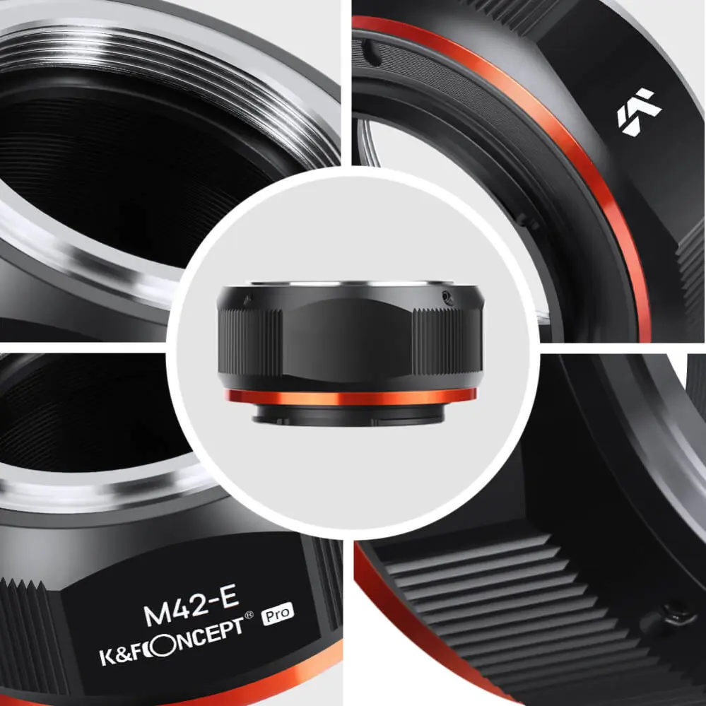  K&F Concept Objektivadapter Pro till M42 objektiv för Sony E kamerahus