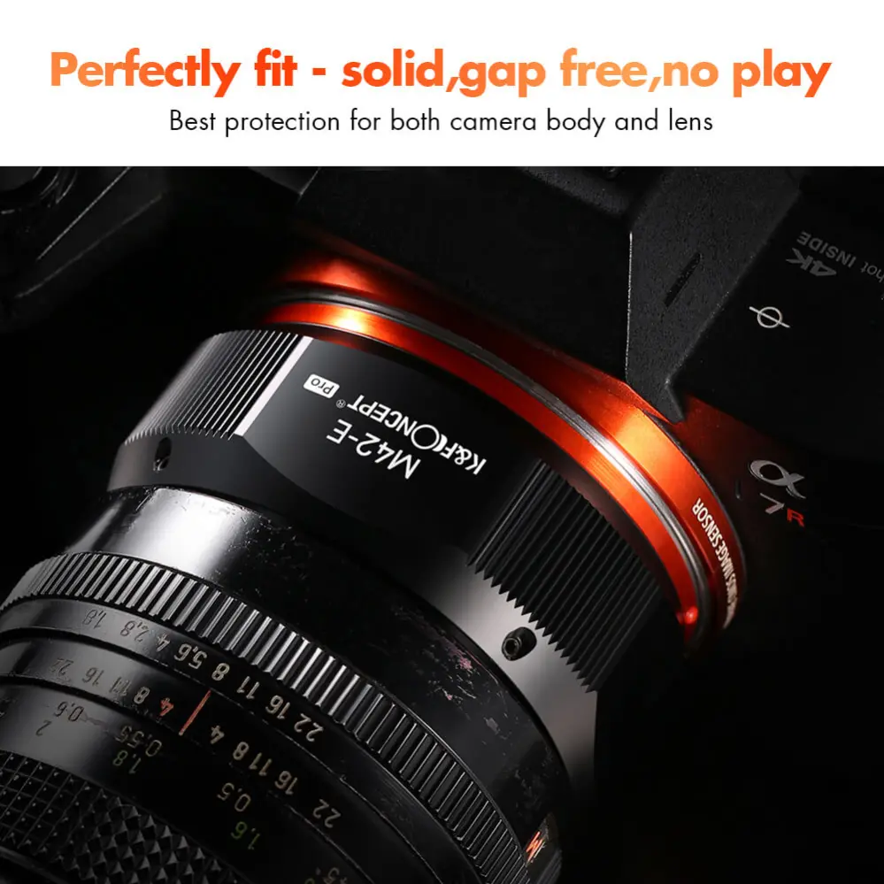  K&F Concept Objektivadapter Pro till M42 objektiv för Sony E kamerahus