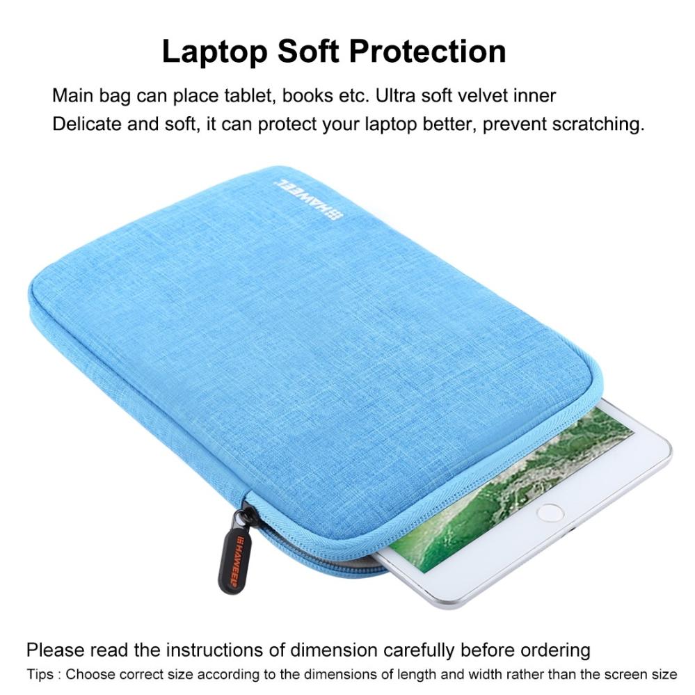 Laptopväska 7.9-tum med dragkedja - Haweel