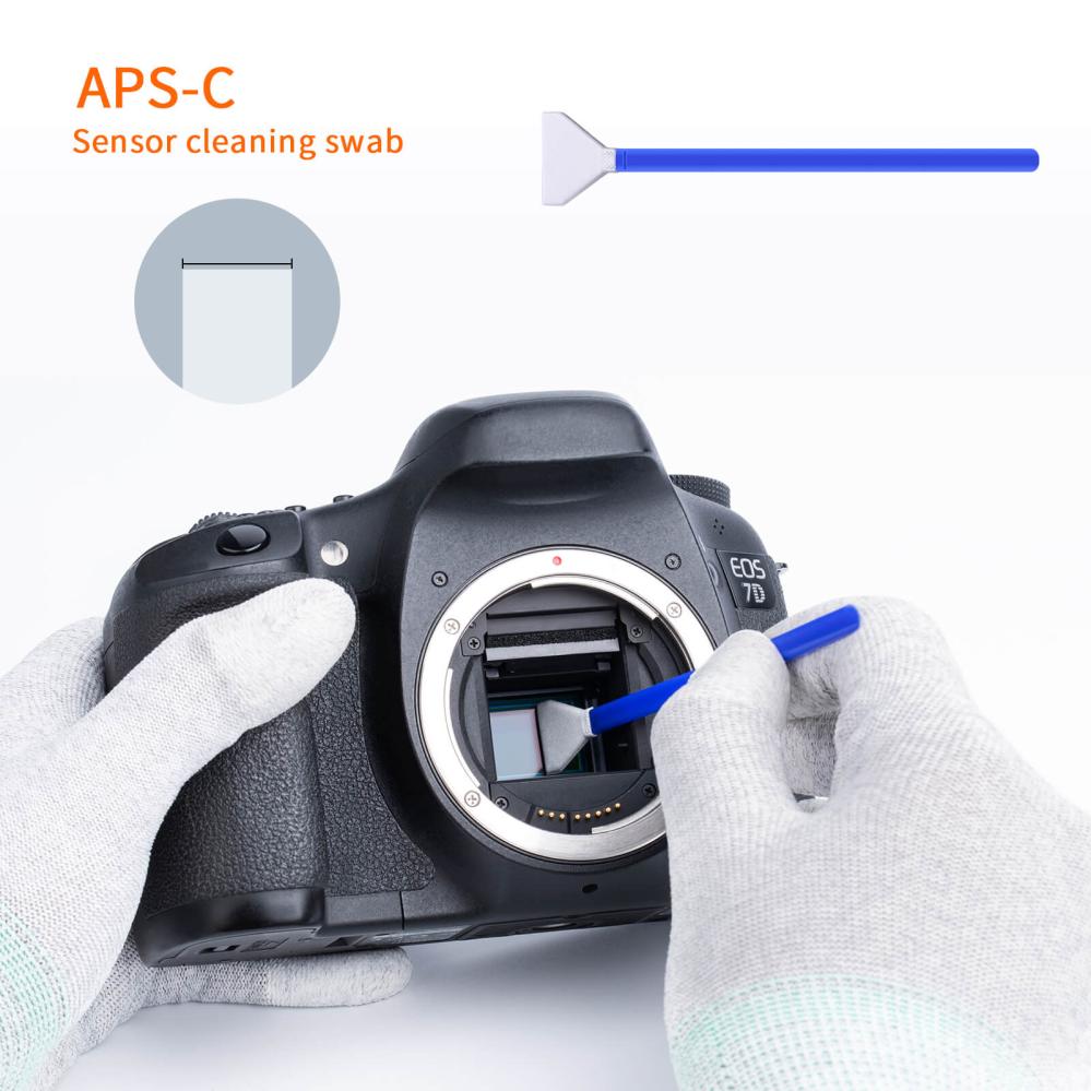 K&F Concept 20st Rengöringsstickor för APS-C bildsensor