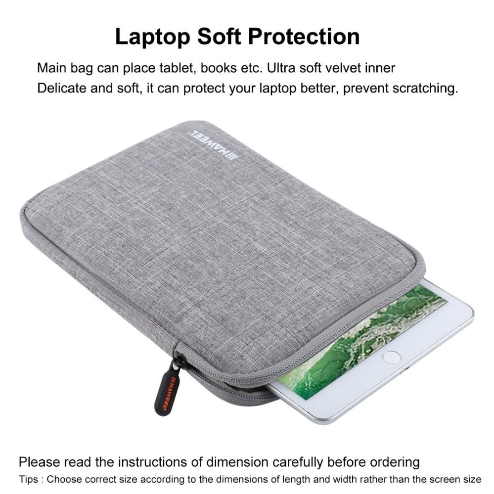 Laptopväska 7.9-tum med dragkedja - Haweel