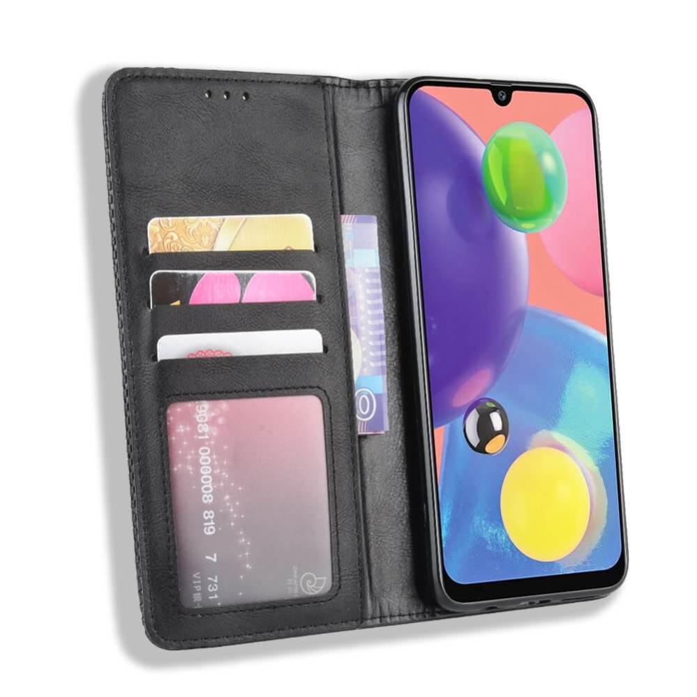Plånboksfodral för Galaxy A90 5G Svart