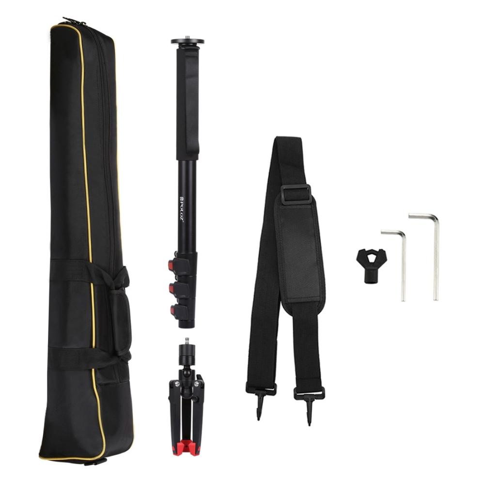  Puluz Enbensstativ självstående monopod med stödben 185cm