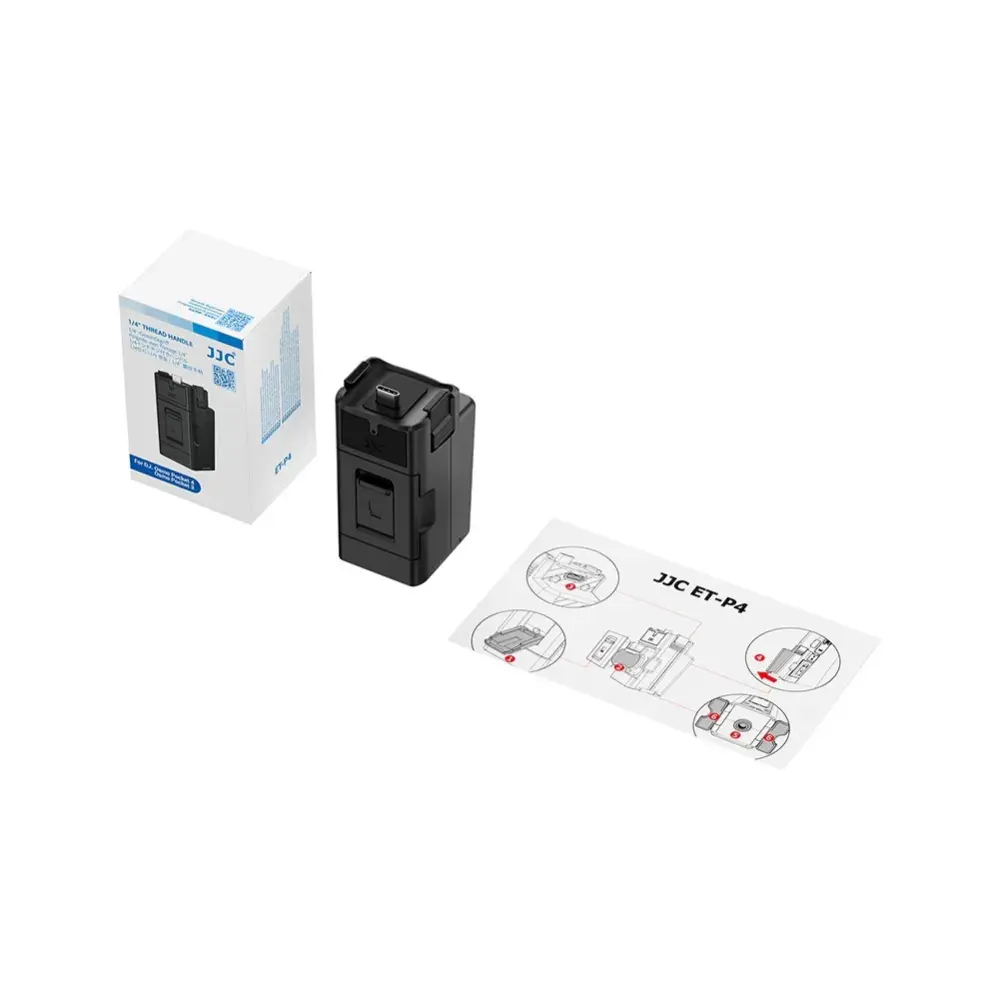  JJC ET-P4 multifunktionshandtag för DJI Osmo Pocket 4 & 3 från Kamda – snabb leverans och trygg e-handel