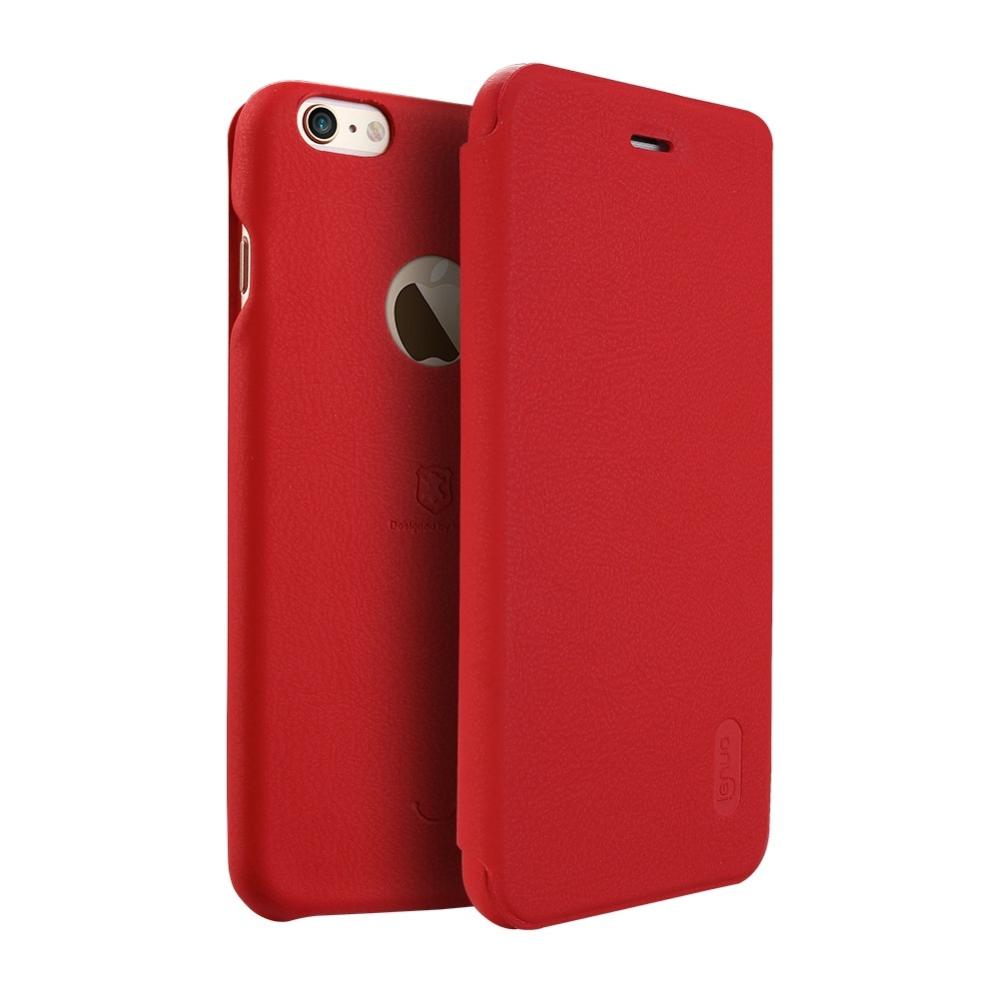 Lenuo Plånboksfodral för iPhone 6 Plus /6s Plus - Röd