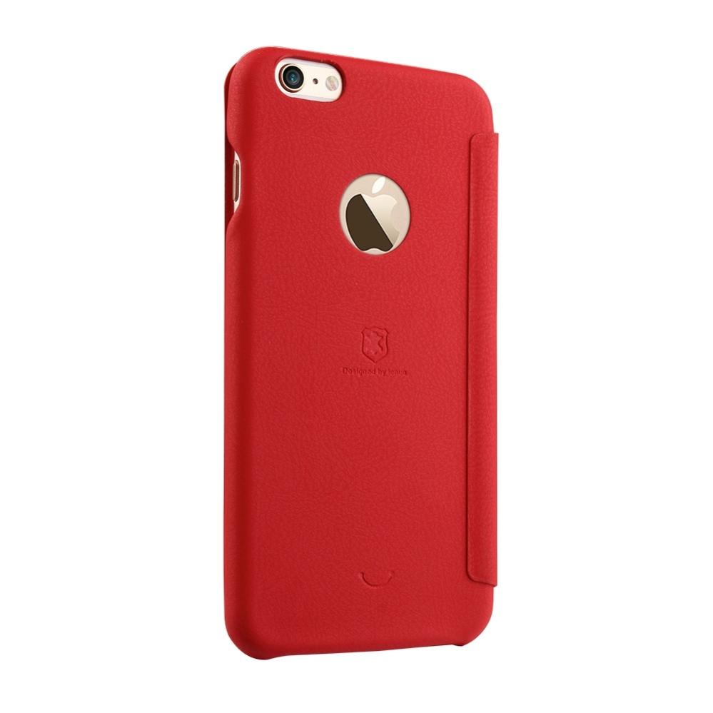 Lenuo Plånboksfodral för iPhone 6 Plus /6s Plus - Röd