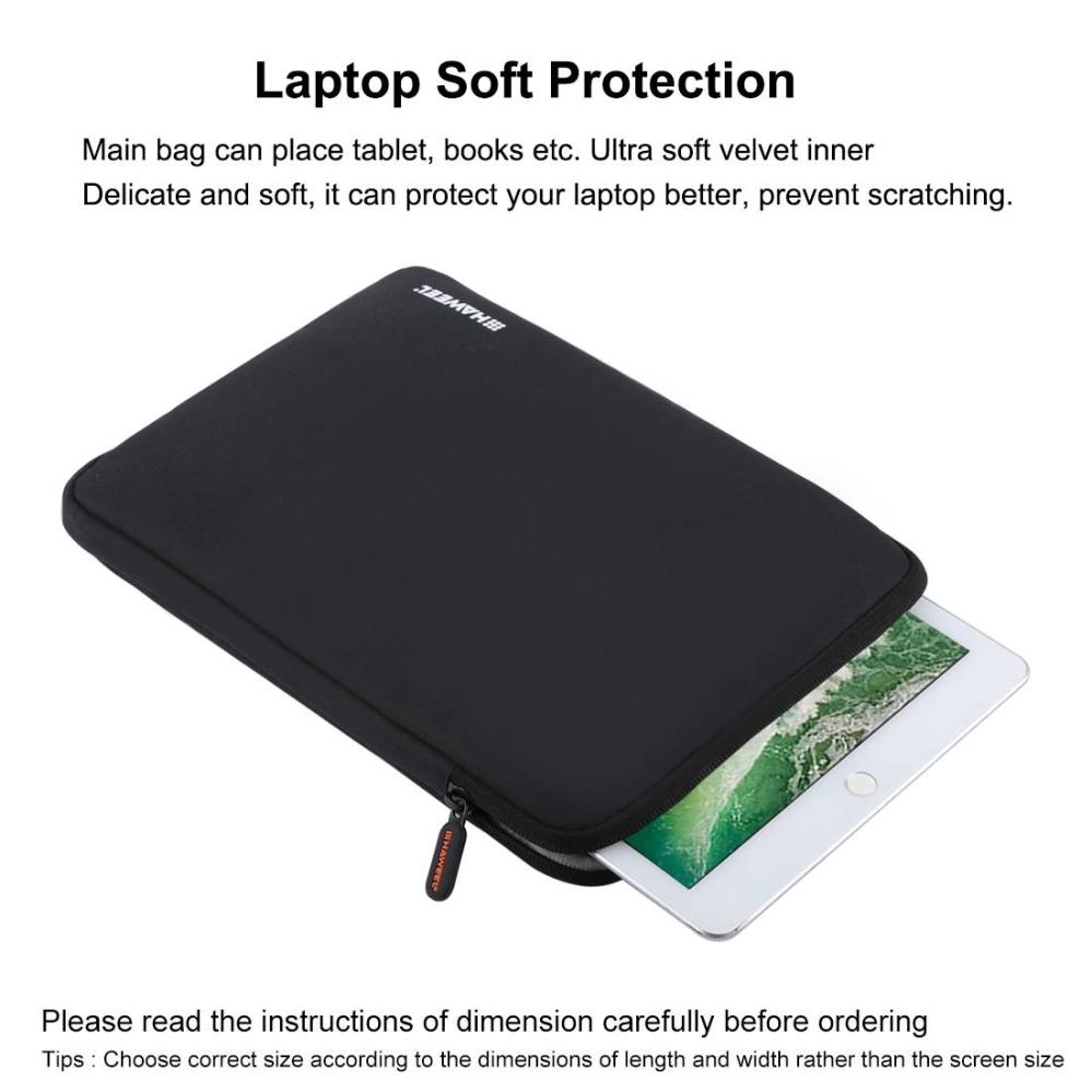 Haweel Laptopväska 9.7-tum med dragkedja