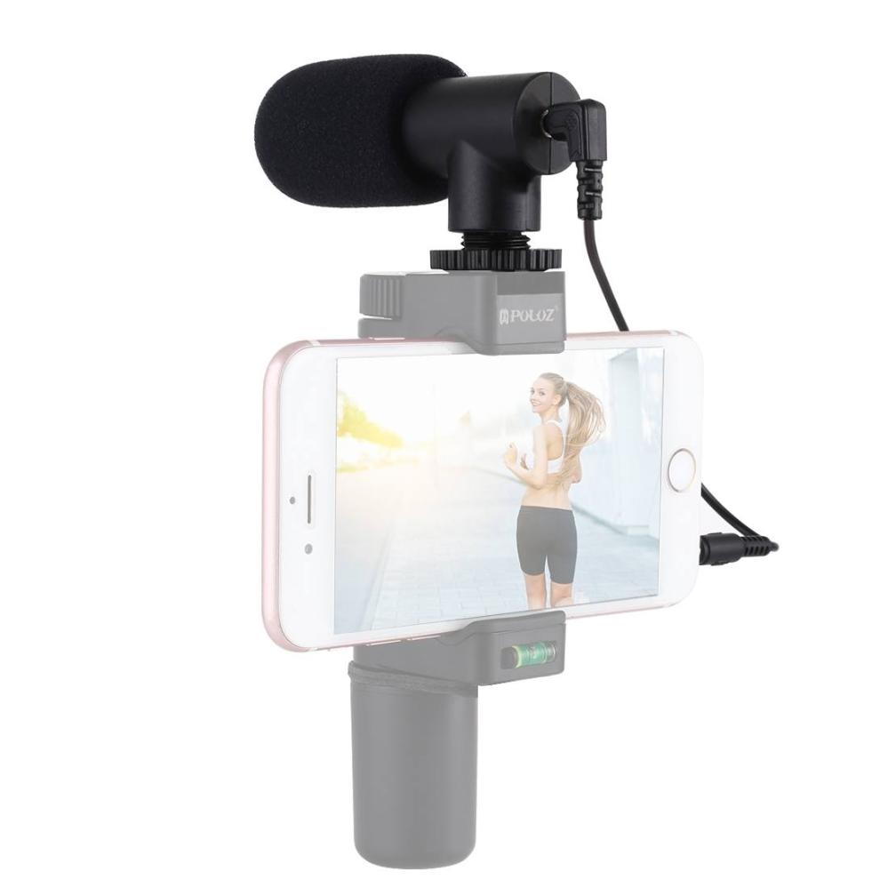 Puluz Stereomikrofon för mobil DSLR med 3.5mm kontakt