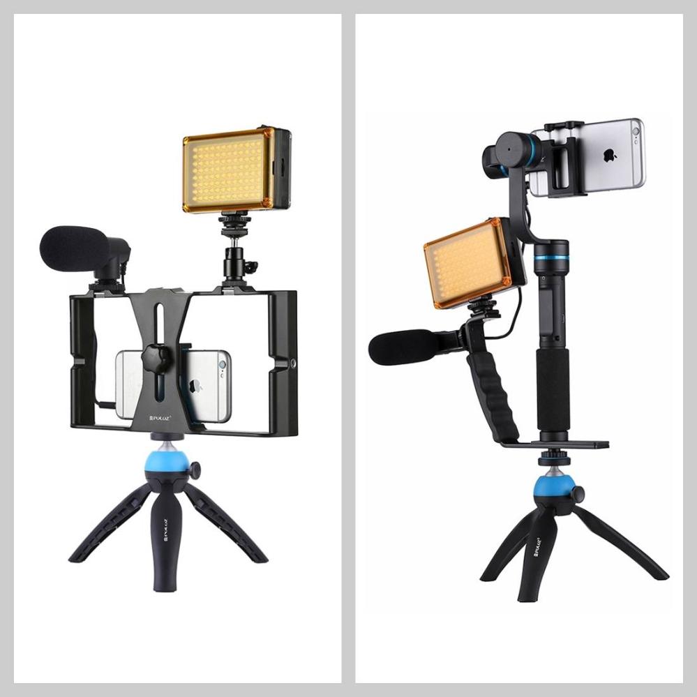 Puluz Stereomikrofon för mobil DSLR med 3.5mm kontakt
