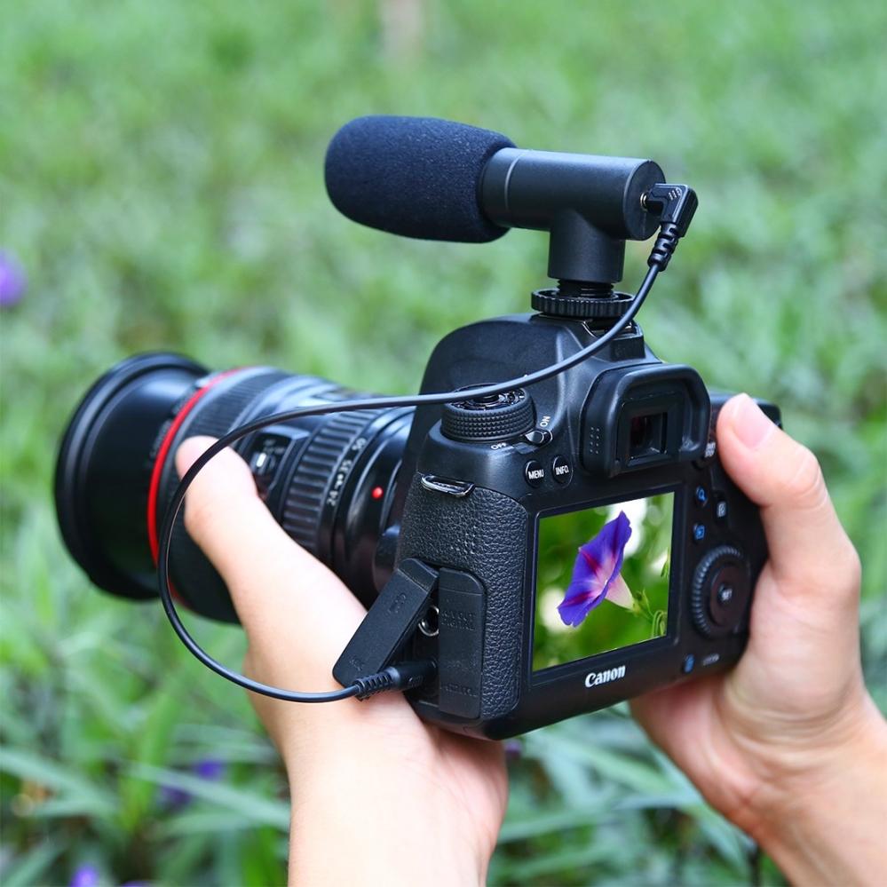 Puluz Stereomikrofon för mobil DSLR med 3.5mm kontakt