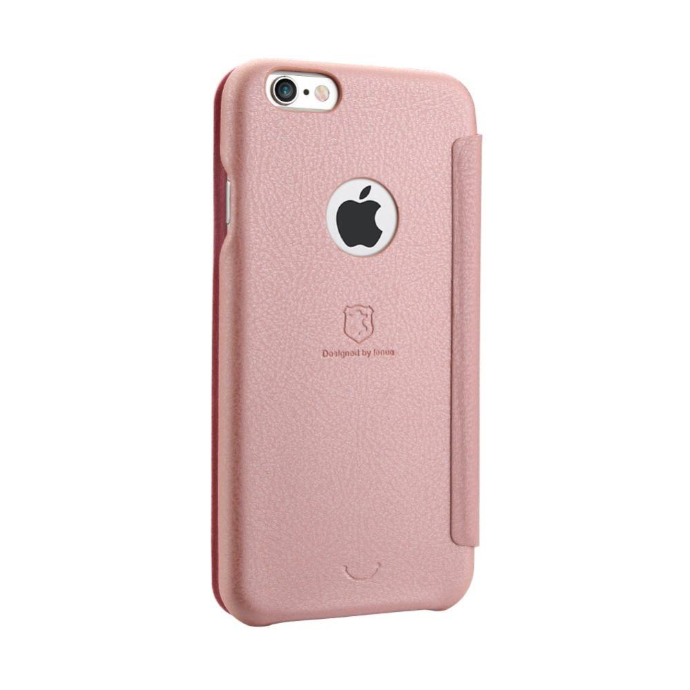 Lenuo Plånboksfodral för iPhone 6/6s - Rosa