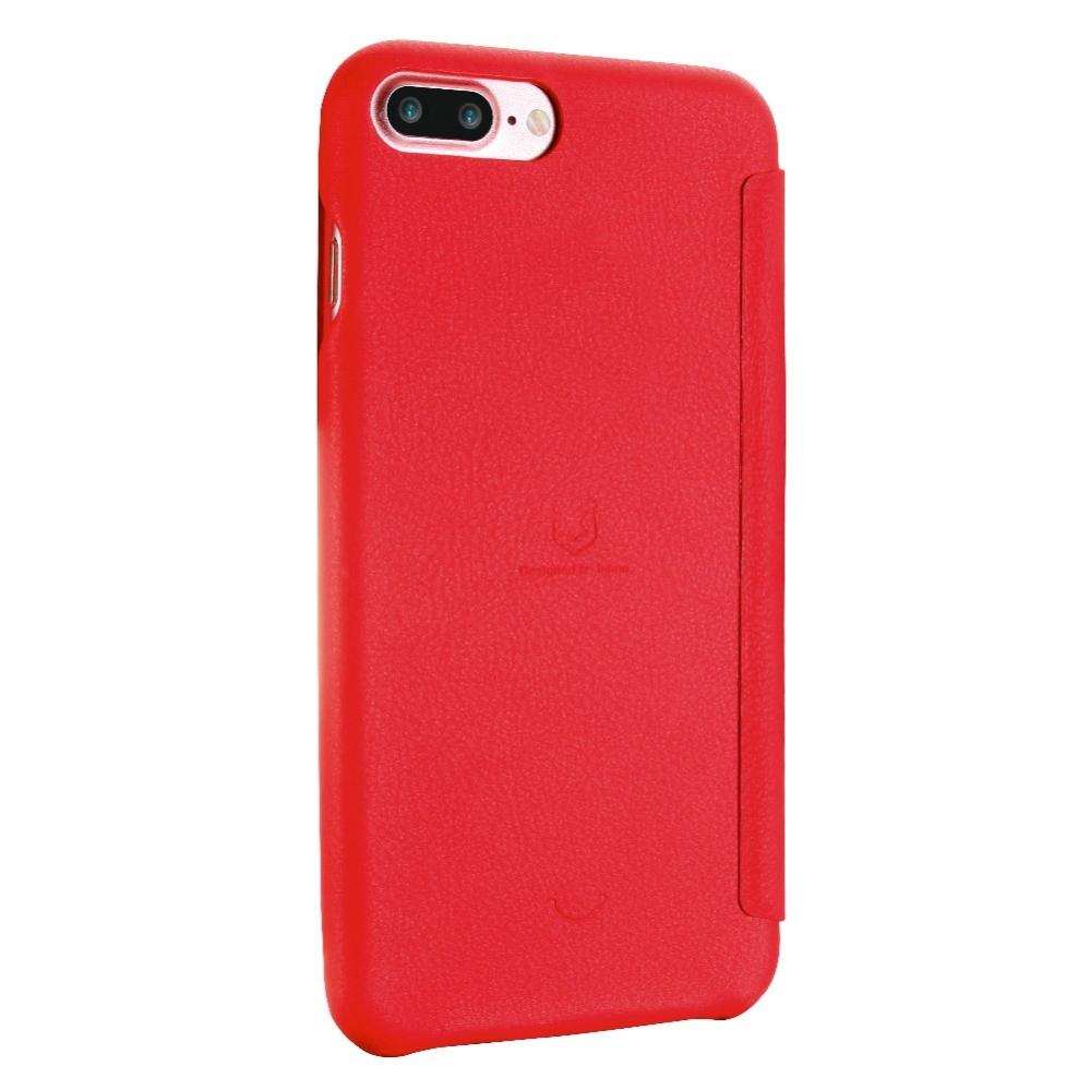  Lenuo Plånboksfodral för iPhone 7 Plus/ 8 Plus - Röd