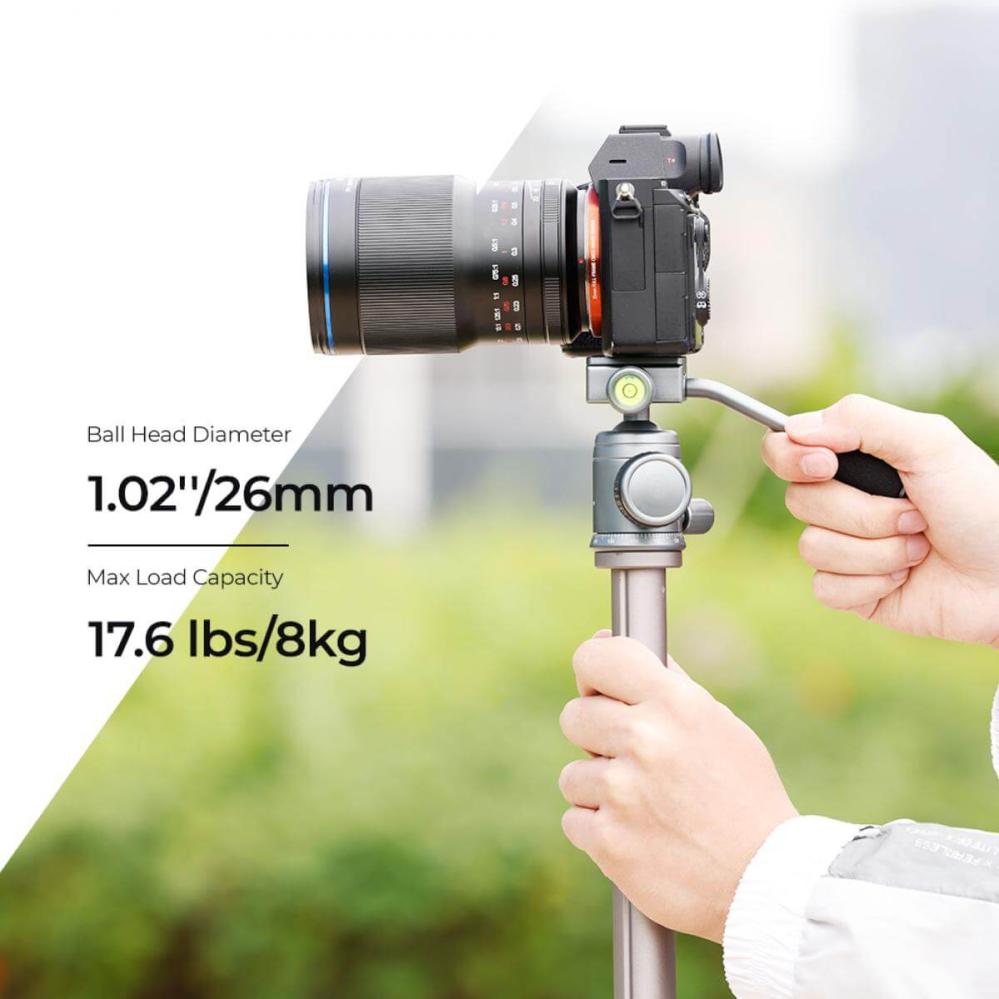 K&F Concept BH-26 Kulled med panoramaindexering med spak