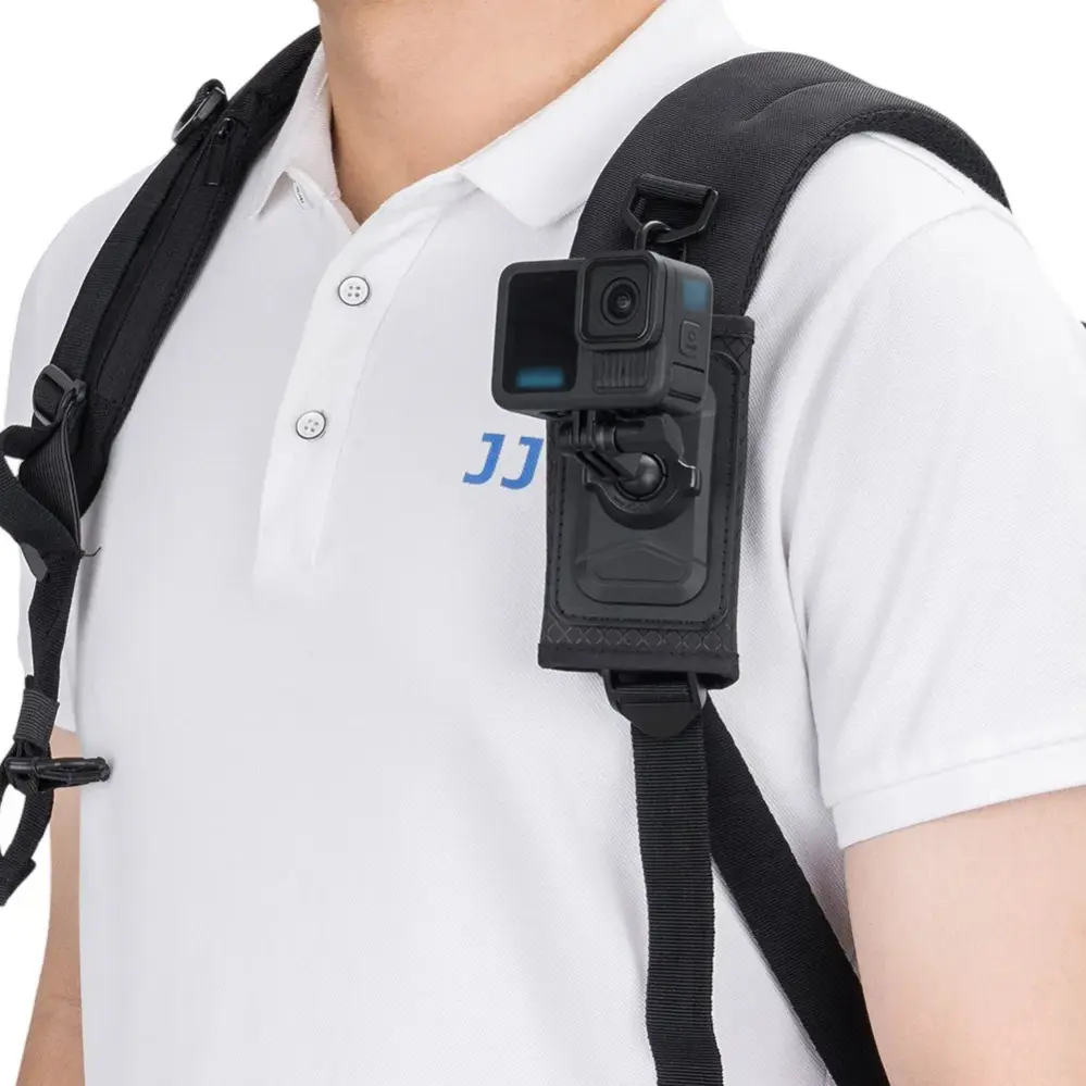  JJC SSCH-UN1 Ryggsäcksfäste för actionkamera med kulled från Kamda – snabb leverans och trygg e-handel