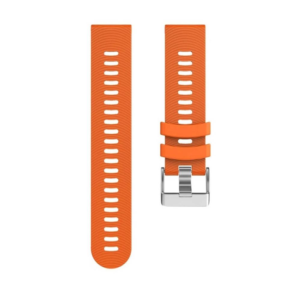 Silikonarmband Orange för Garmin Forerunner 245/645
