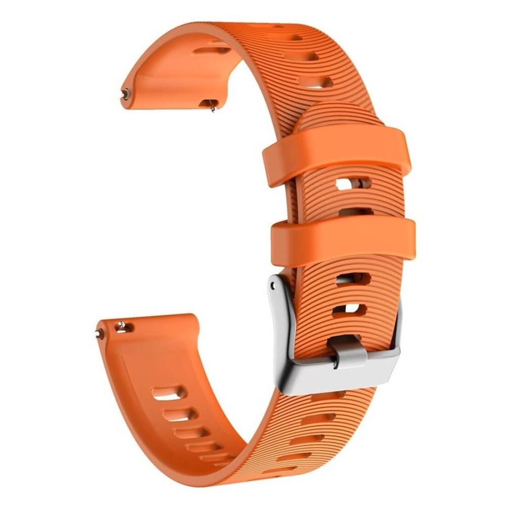 Silikonarmband Orange för Garmin Forerunner 245/645