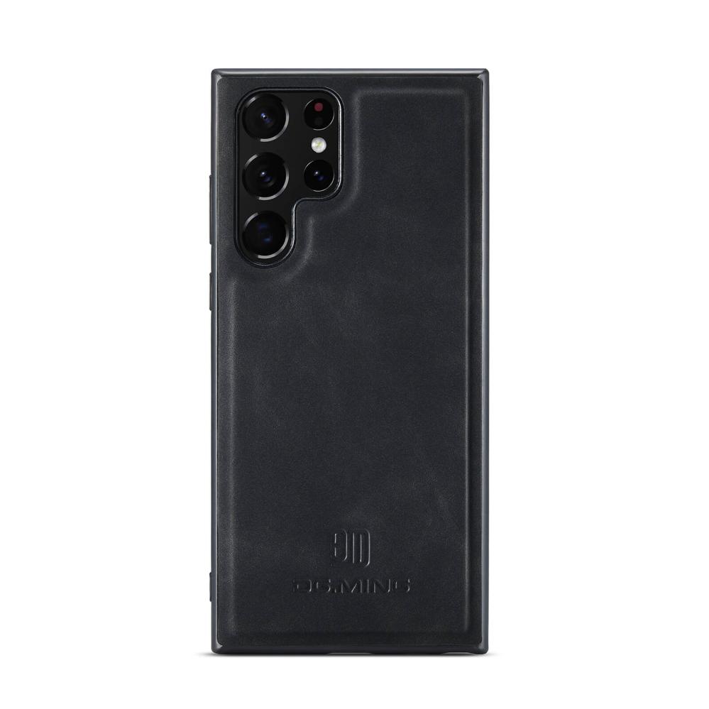 DG.MING 2 i 1 Vikbar plånbok & magnetiskt skal för Samsung Galaxy S22 Ultra 5G