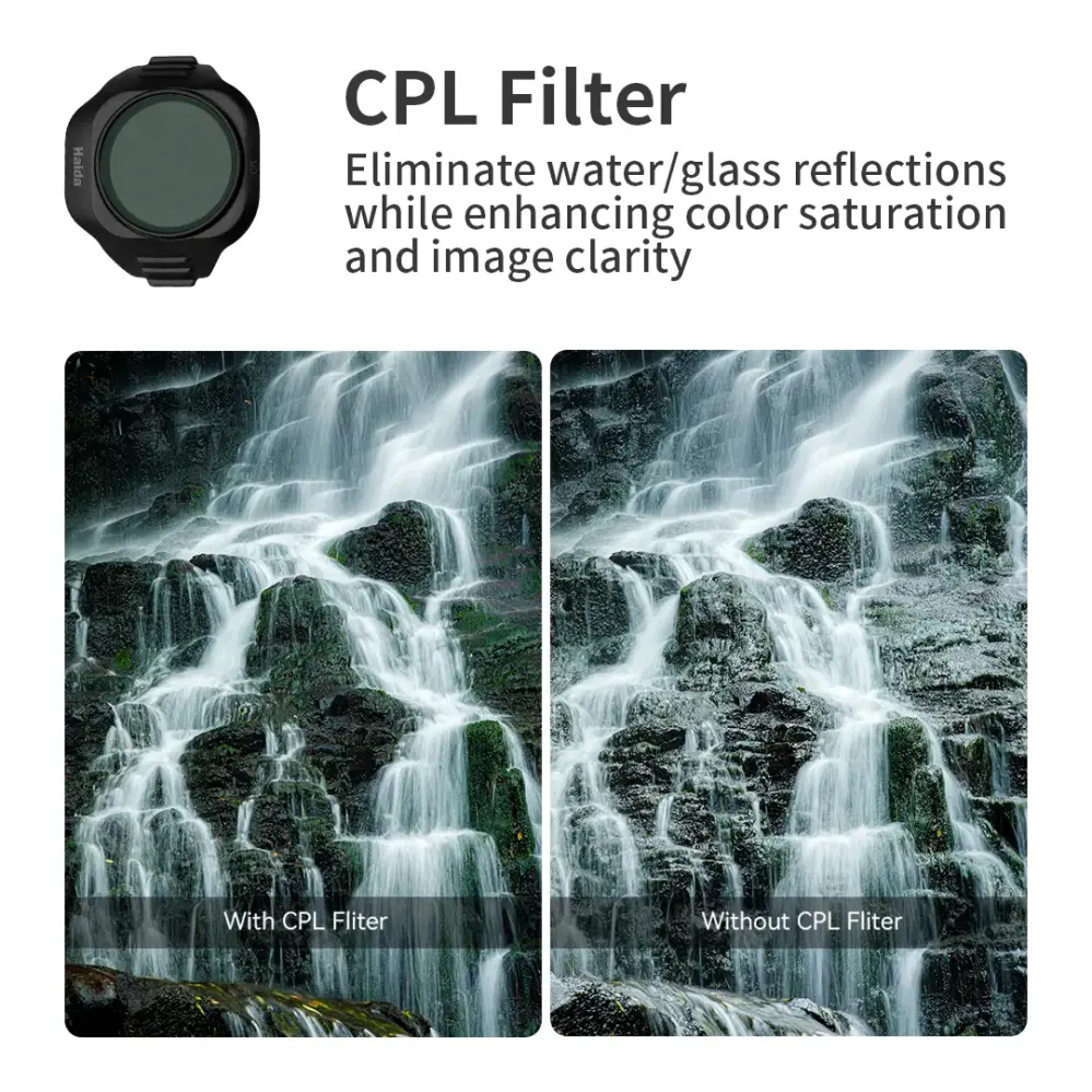  Haida Filterkit: ND8, ND32, ND128 & CPL-filter för DJI Mini 5 Pro från Kamda – snabb leverans och trygg e-handel