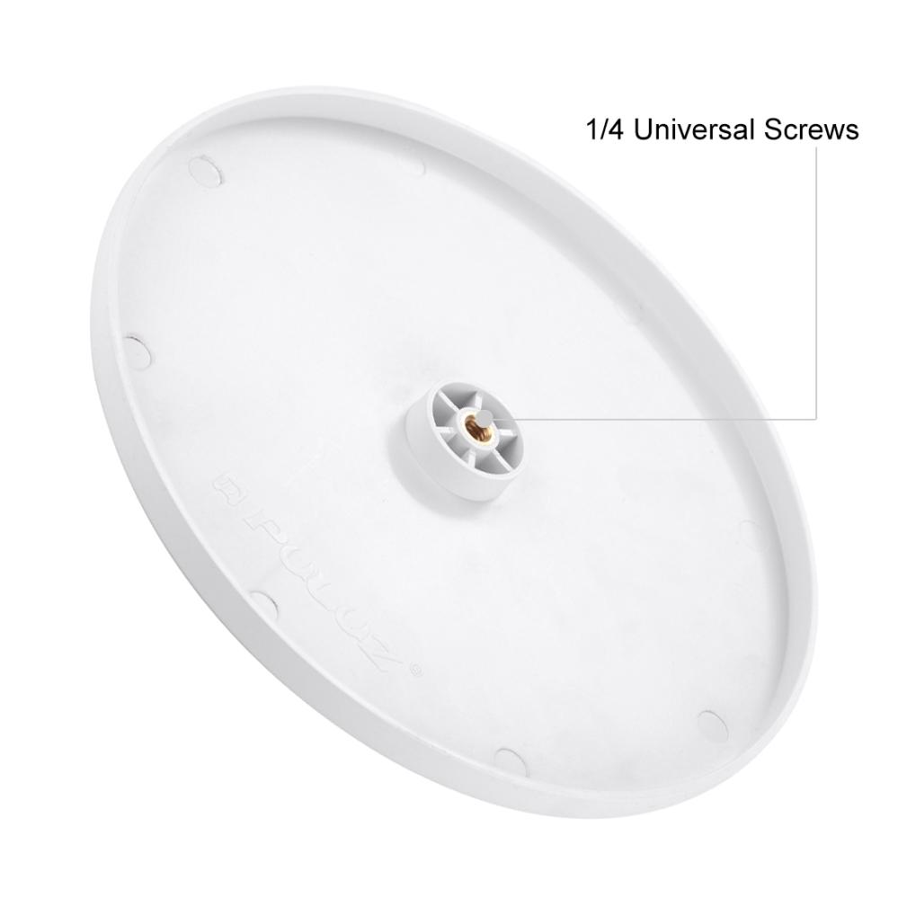 Puluz Rund produktbricka diameter 18cm med 1/4