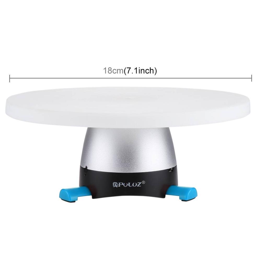 Puluz Rund produktbricka diameter 18cm med 1/4