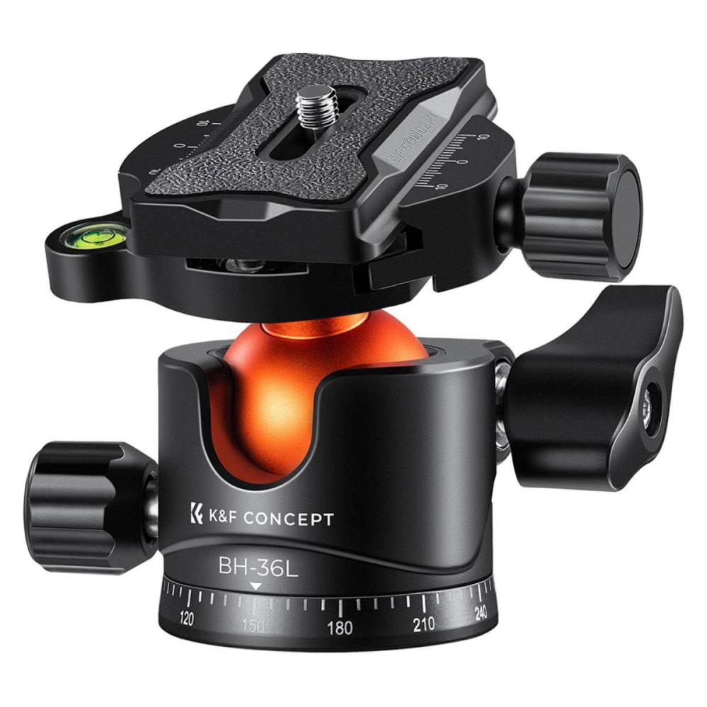 K&F Concept Kulled med panoramaindexering för kamerastativ 16kg