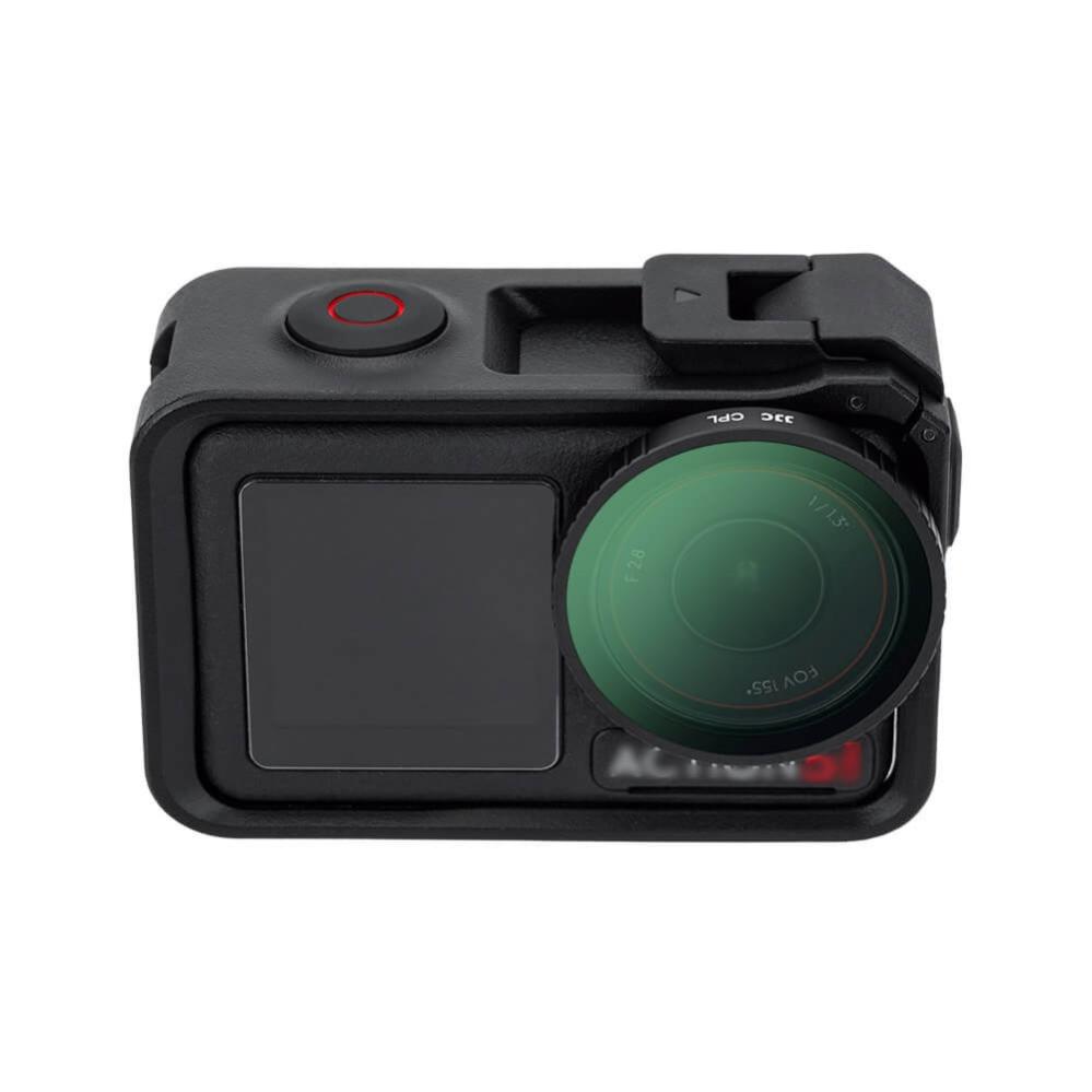 JJC F-DANK4 Filterkit: ND8, ND16, ND32 & CPL-filter för Osmo Action 5 Pro/4/3