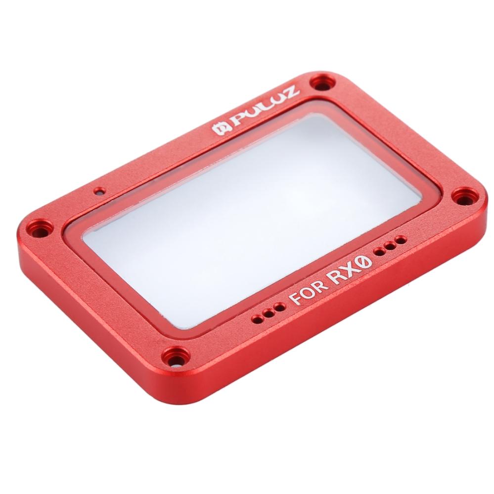 Puluz Röd Frontram och linsskydd för Sony RX0