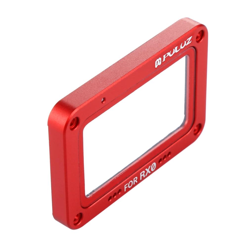 Puluz Röd Frontram och linsskydd för Sony RX0