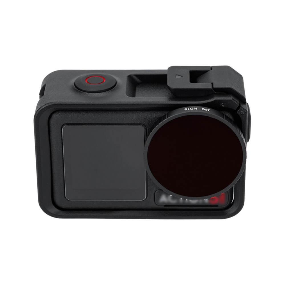 JJC F-DANK4 Filterkit: ND8, ND16, ND32 & CPL-filter för Osmo Action 5 Pro/4/3