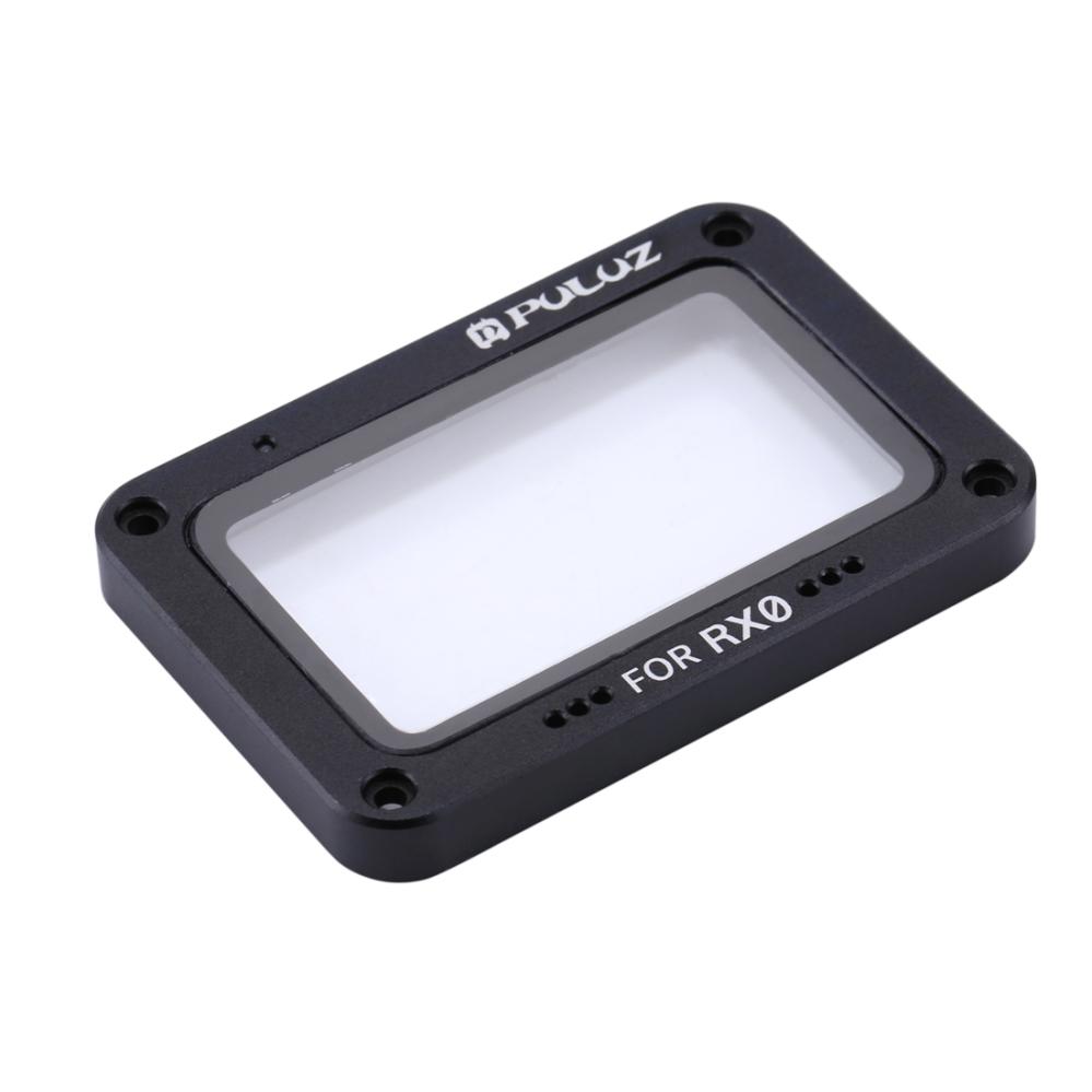 Svart Frontram och linsskydd för Sony RX0 - Puluz