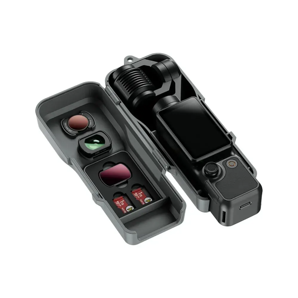  JJC Skyddsfodral för DJI Osmo Pocket 3/4 – skydd med filterförvaring från Kamda – snabb leverans och trygg e-handel