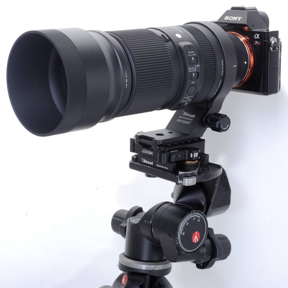Klämadapter som omvandlar Manfrotto till Arca Swiss/RSS 39mm