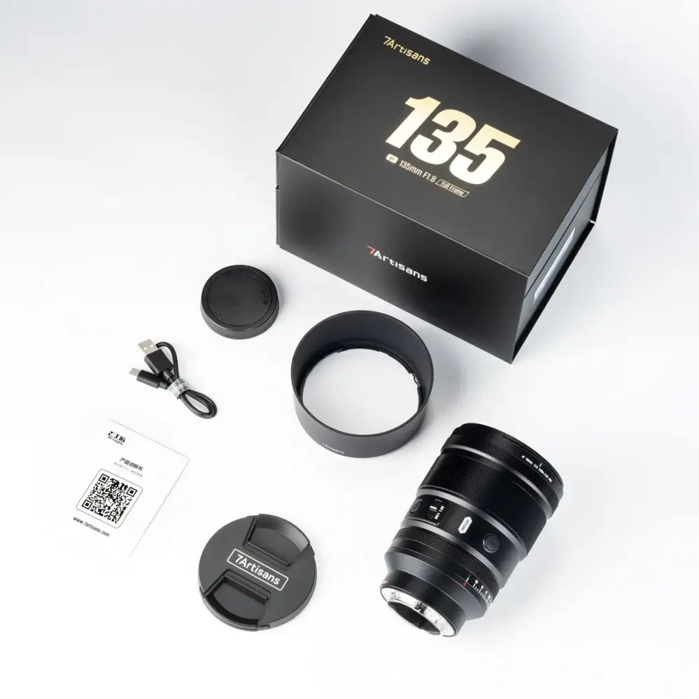  7Artisans AF 135mm f/1.8 Fullformat för Sony E från Kamda – snabb leverans och trygg e-handel