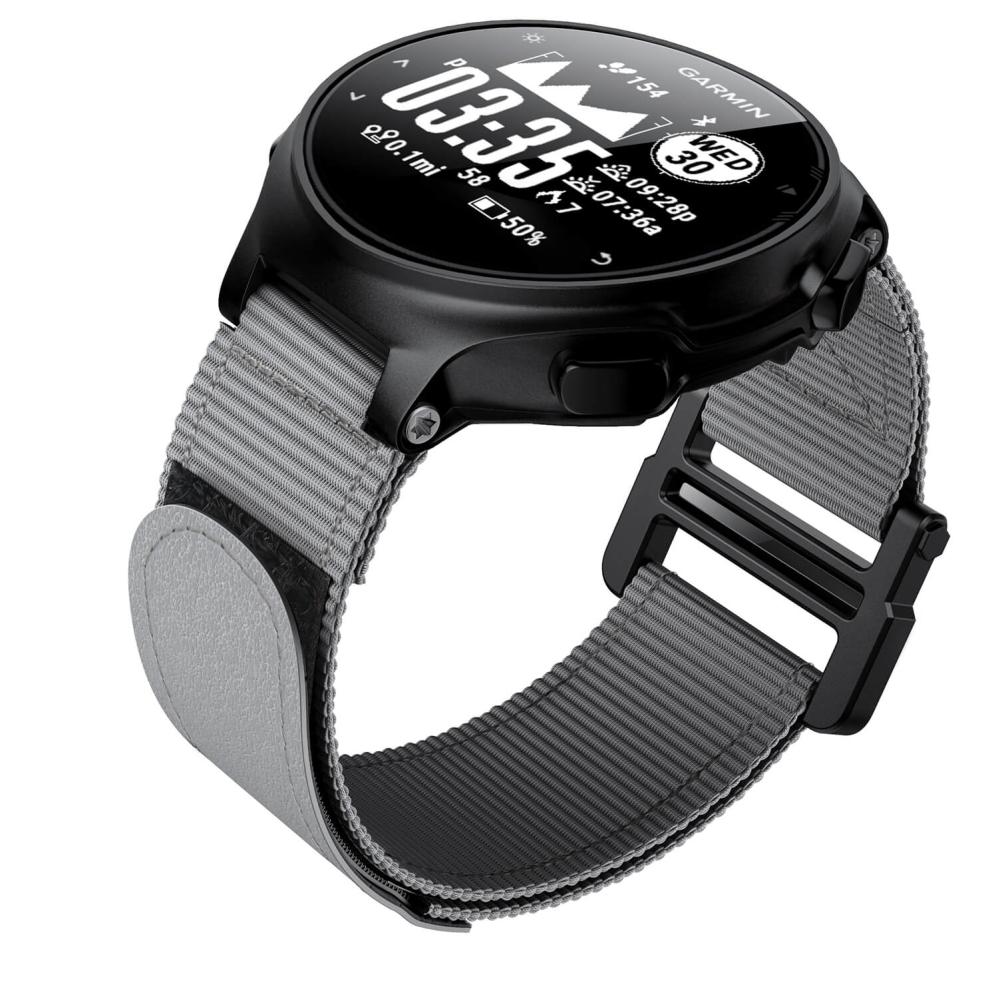 Nylonarmband Grå för Garmin Forerunner 230/235/620/630/735/735XT