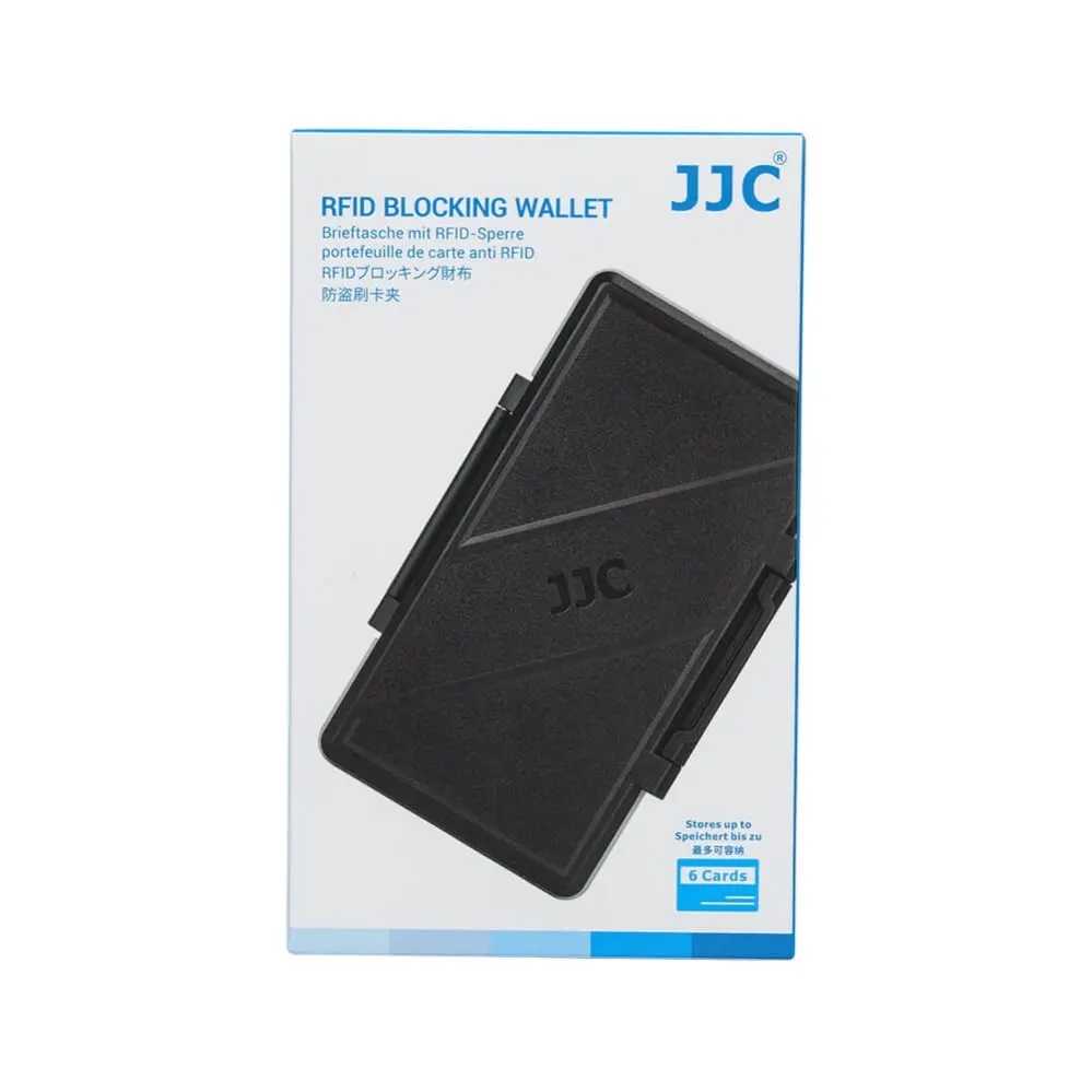  JJC JCR-WA1 RFID-blockerande plånbok - Vattentät ask