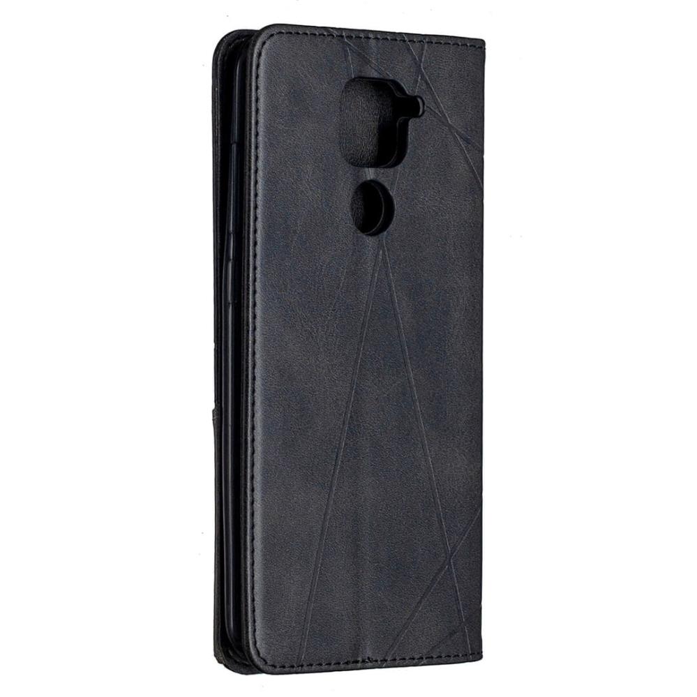 Plånboksfodral för Xiaomi Redmi Note 9 Svart & Grå mönster
