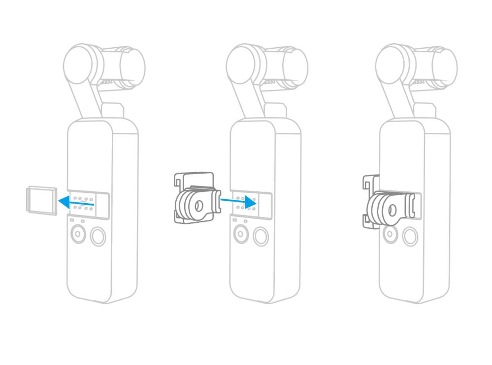  PGYTECH Universalt fäste med kall Blixtsko för OSMO Pocket