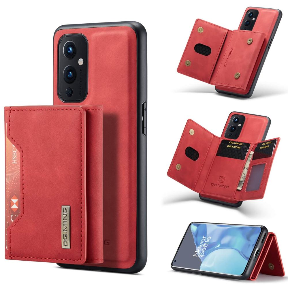 DG.MING 2 i 1 Vikbar plånbok & magnetiskt skal för Oneplus 9