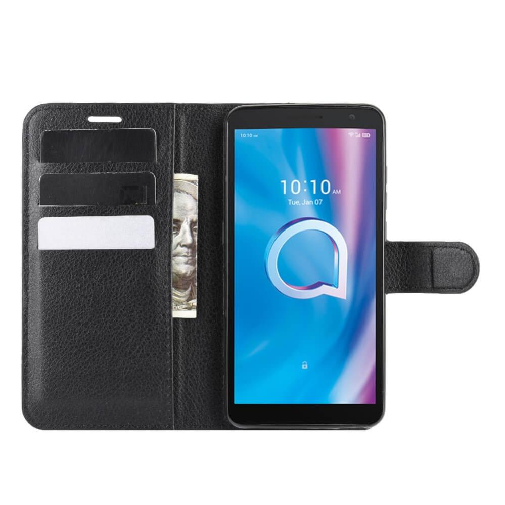 Plånboksfodral för Alcatel 1B (2020) Svart