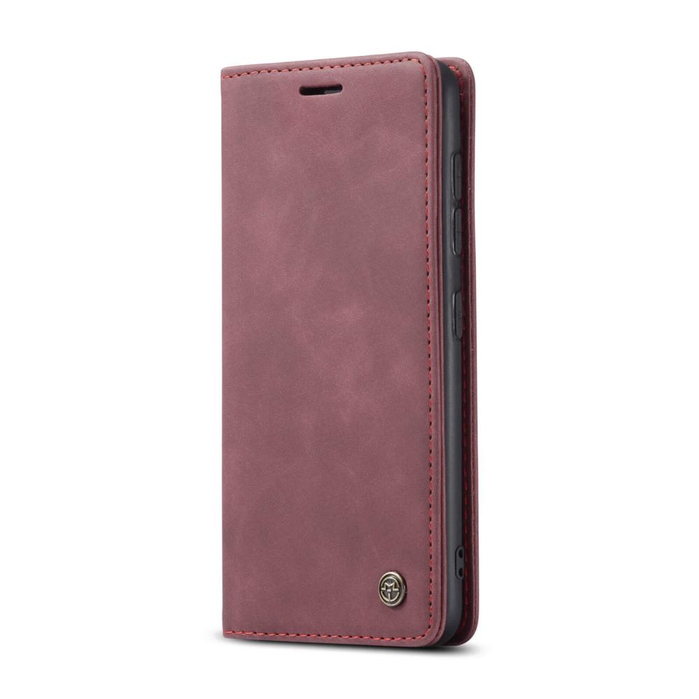 CaseMe Plånboksfodral Vinröd med kortplats för Samsung Galaxy S20 FE