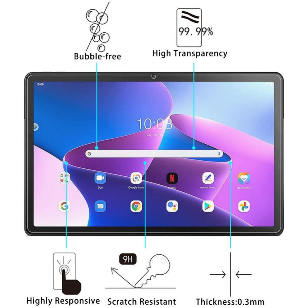 Skärmskydd för Lenovo Tab M10 Gen 3 av härdat glas