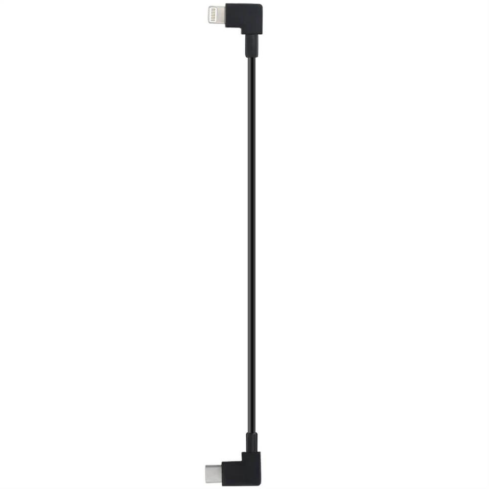 USB-kabel Type-C till 8-pin lightning 14cm för drönare med vinklade kontakter