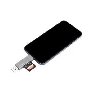  JJC CR-UTC3II USB 3.0 minneskortsl&auml;sare f&ouml;r SD & microSD fr&aring;n Kamda &ndash; snabb leverans och trygg e-handel