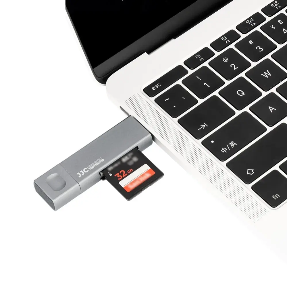  JJC CR-UTC3II USB 3.0 minneskortsläsare för SD & microSD från Kamda – snabb leverans och trygg e-handel