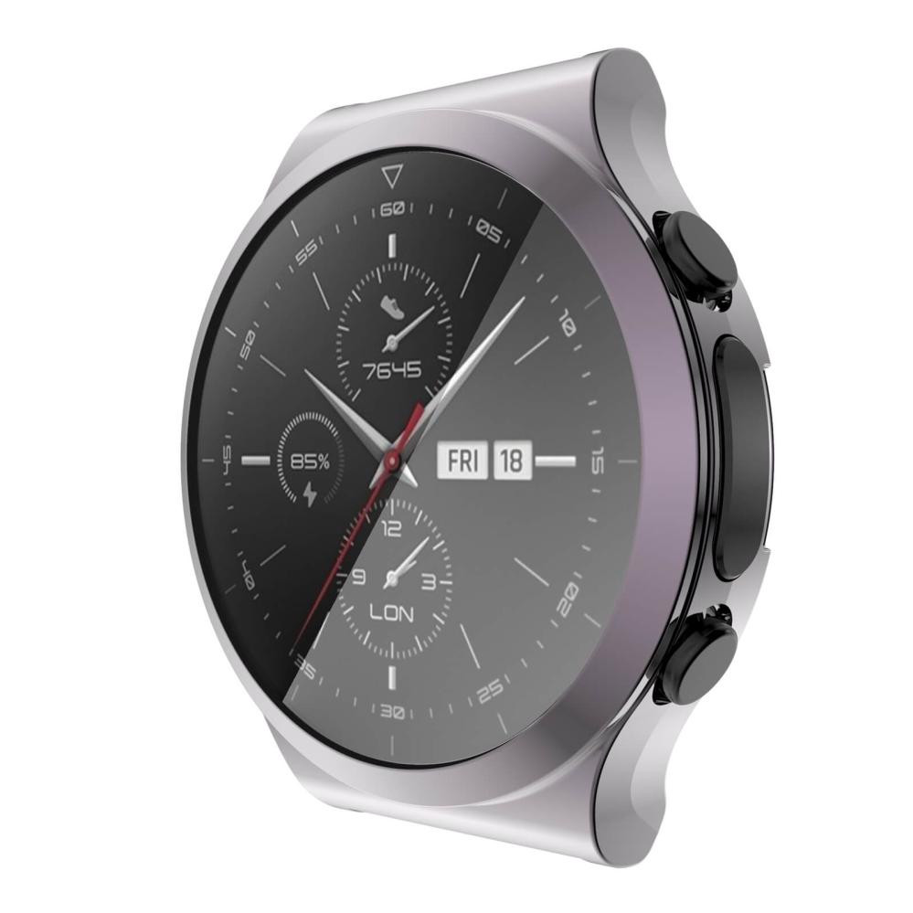 Displayskydd med Grå ram för Huawei Watch GT 2 Pro
