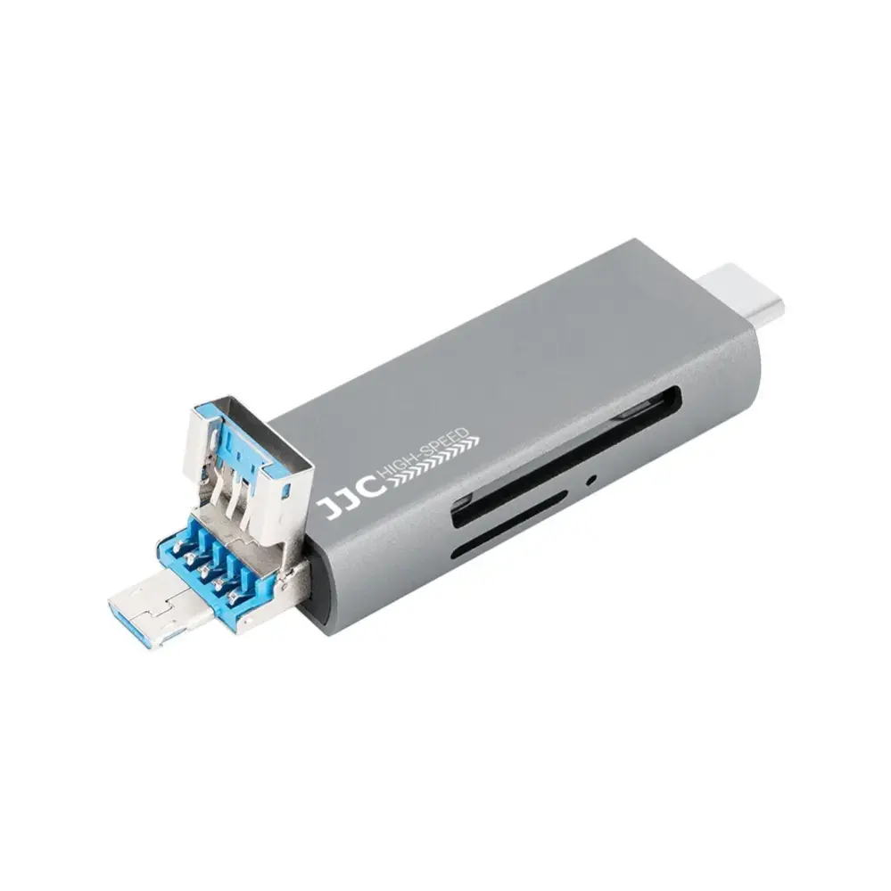  JJC CR-UTC3II USB 3.0 minneskortsläsare för SD & microSD från Kamda – snabb leverans och trygg e-handel