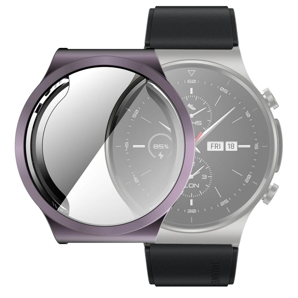 Displayskydd med Grå ram för Huawei Watch GT 2 Pro