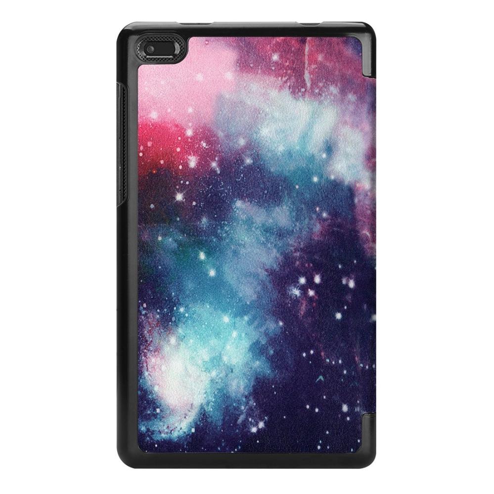 Fodral för Lenovo Tab E7 / TB-7104F - Rymdmönster