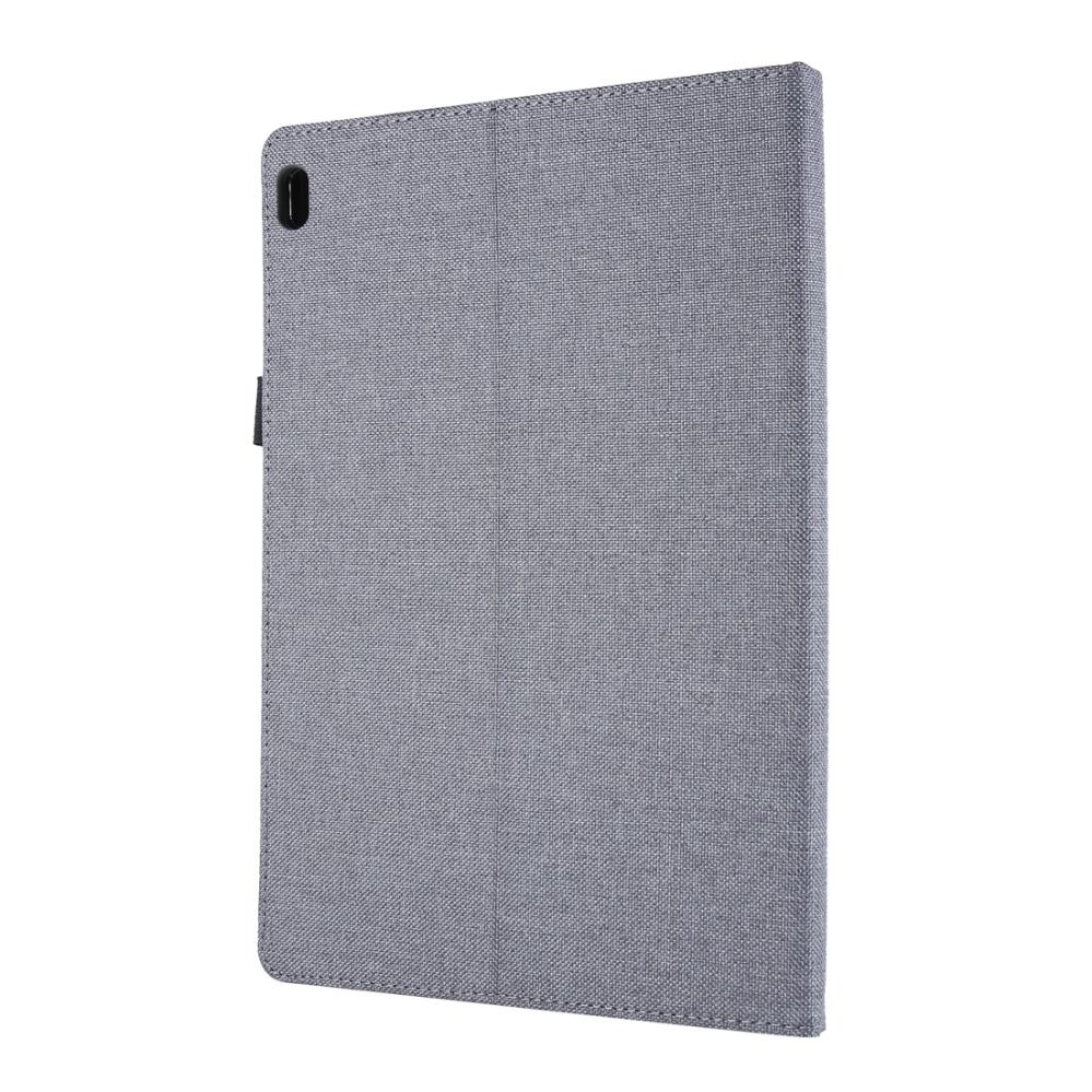 Fodral för Lenovo Tab E10 10.1 Grå textil